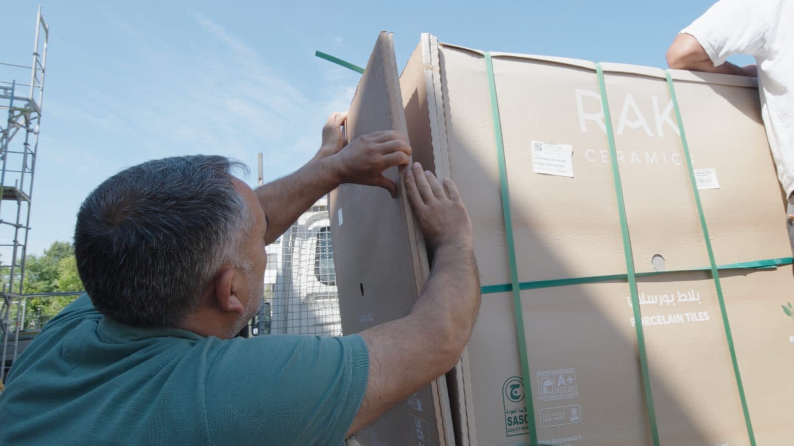 Delivery of high-quality material to the construction site
